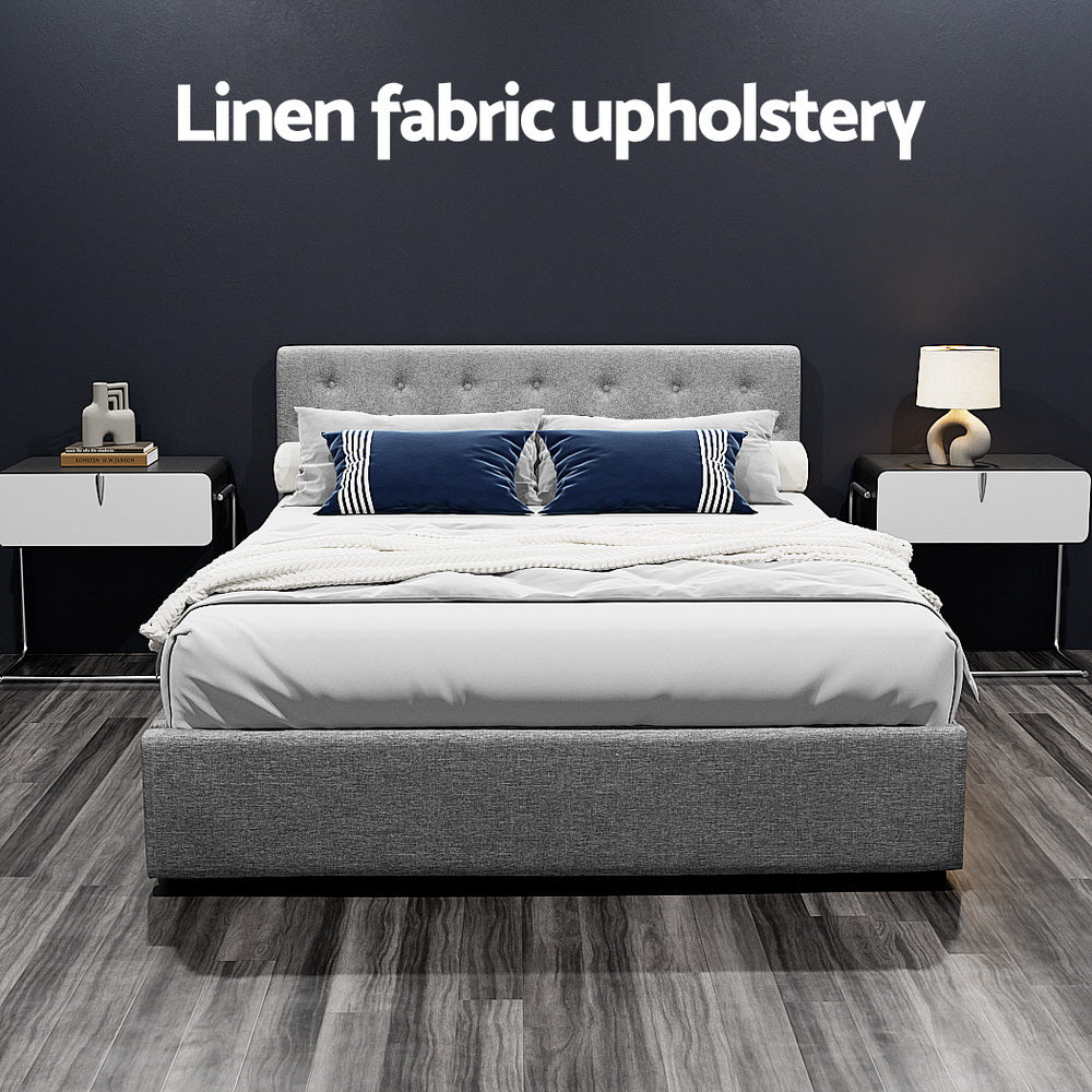 Briar Tufted Bed Head – Brown – Queen