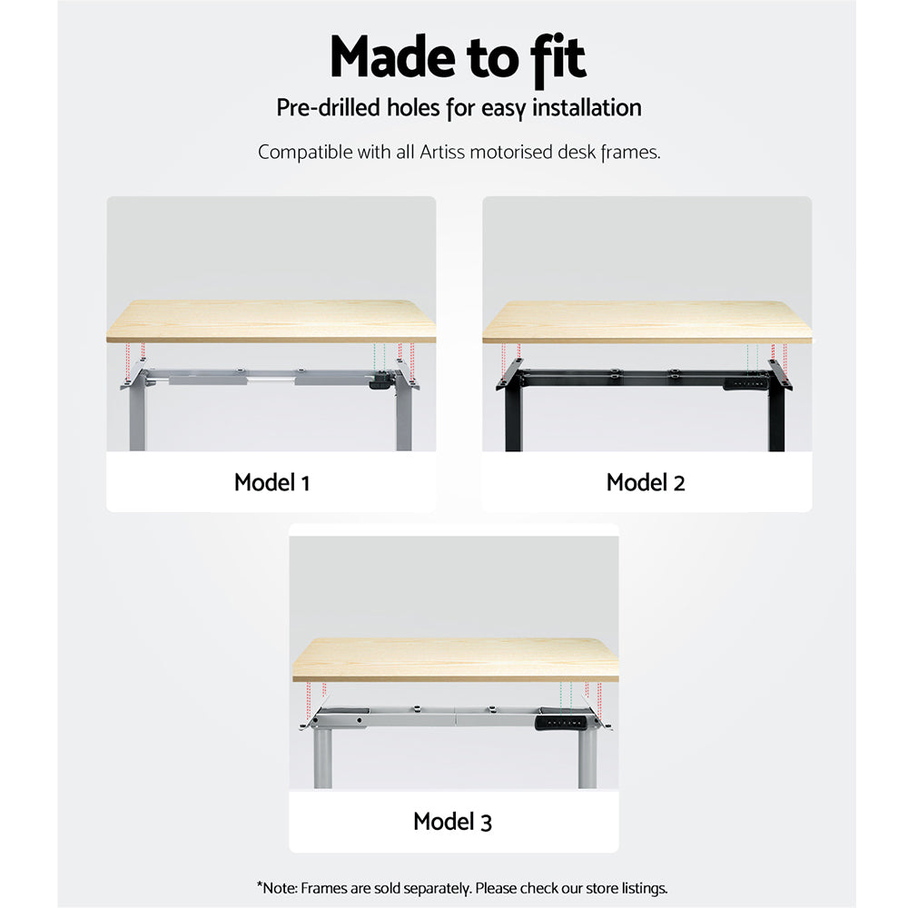 Marston Desk Top – White Oak – 120 cm