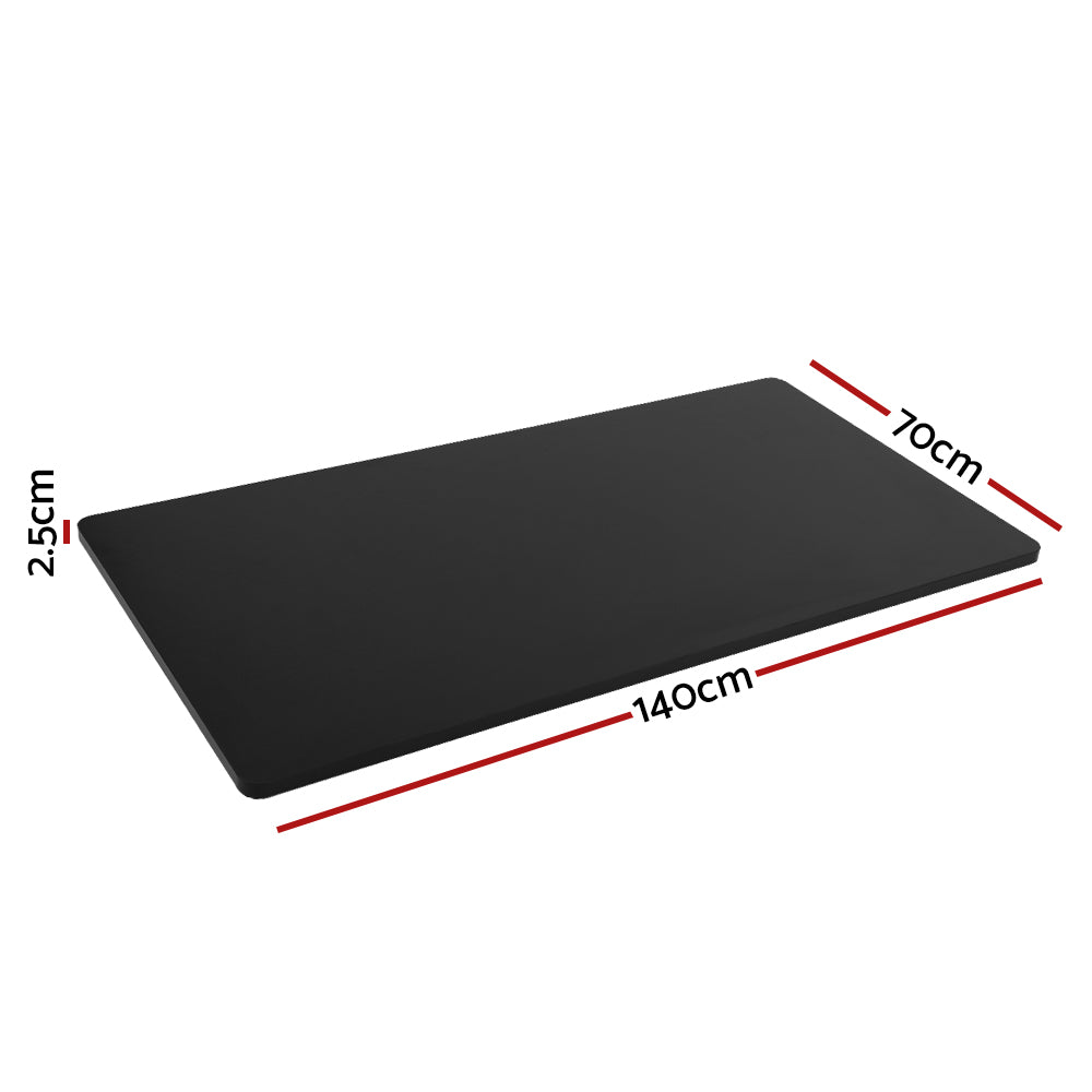Serano Electric Desk Desktop – Black – 140 cm