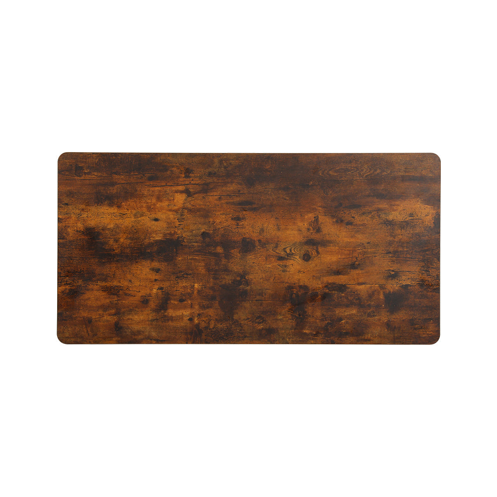 Serano Electric Desk Desktop – Rustic Brown – 140 cm
