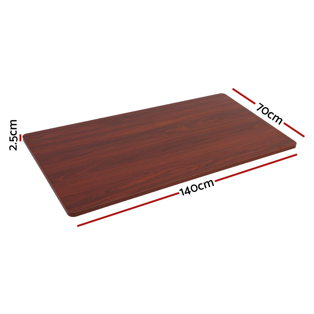 Serano Electric Desk Desktop – Walnut – 140 cm