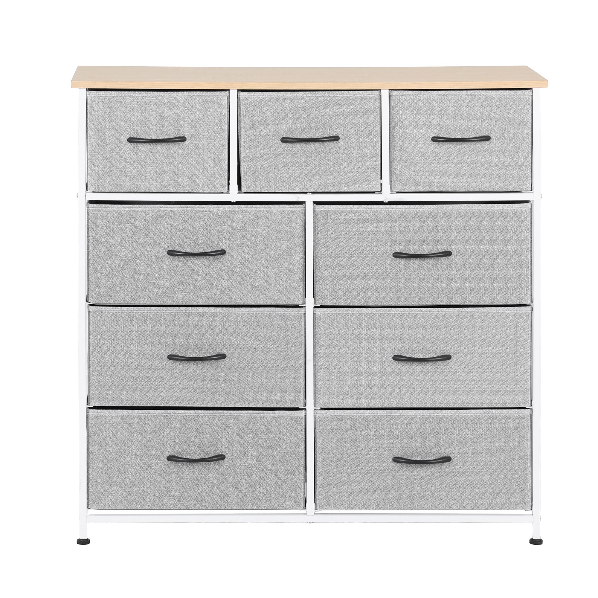 Marston 9-Drawer Storage Chest – Light Grey
