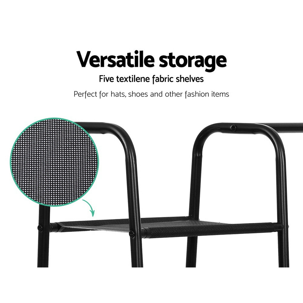 Camden Clothes Rack Stand – Black – Medium