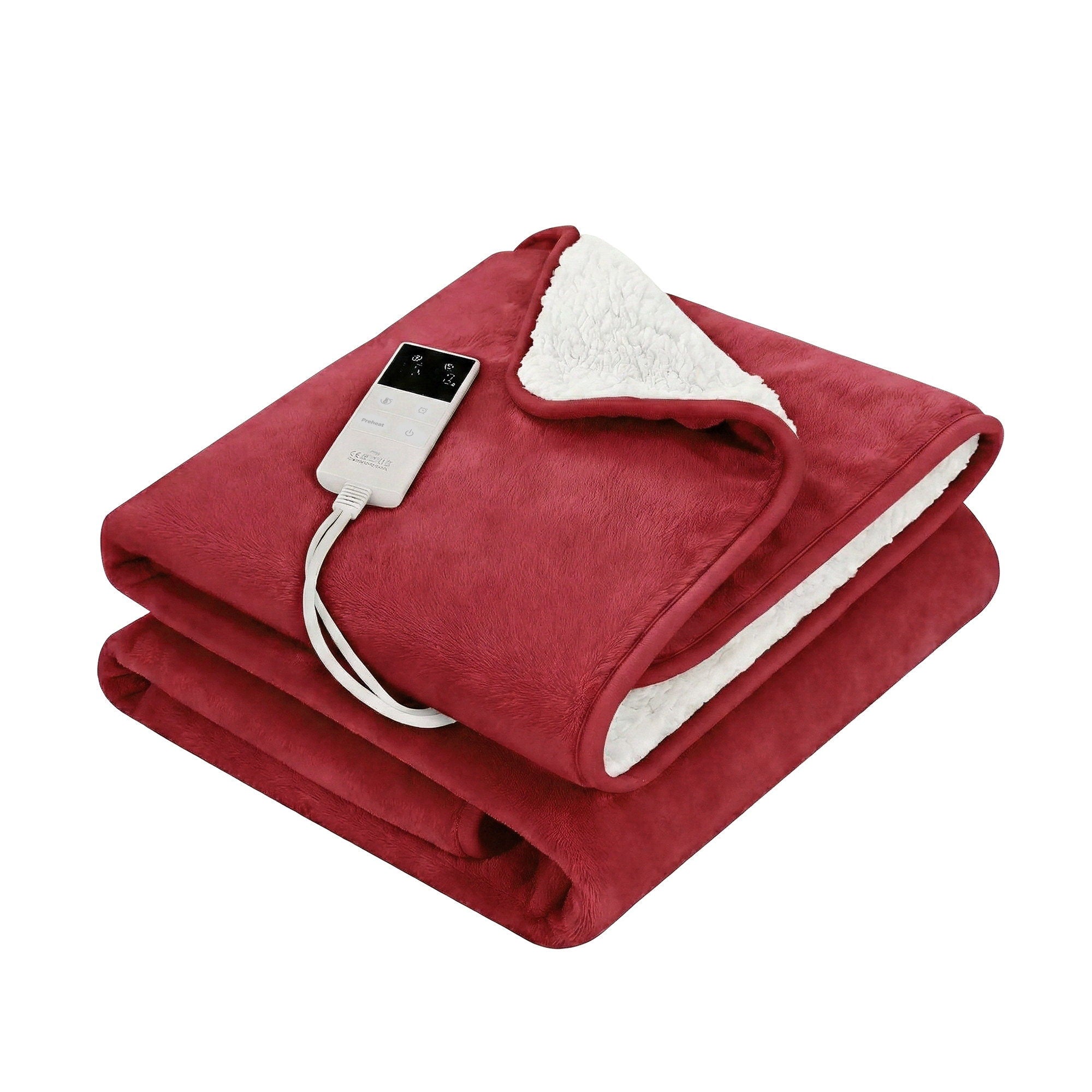 Giselle Electric Throw Blanket – Red – Standard