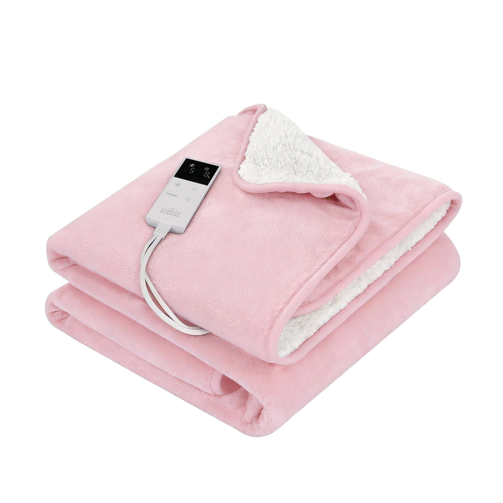 Giselle Electric Throw Blanket – Pink – Standard