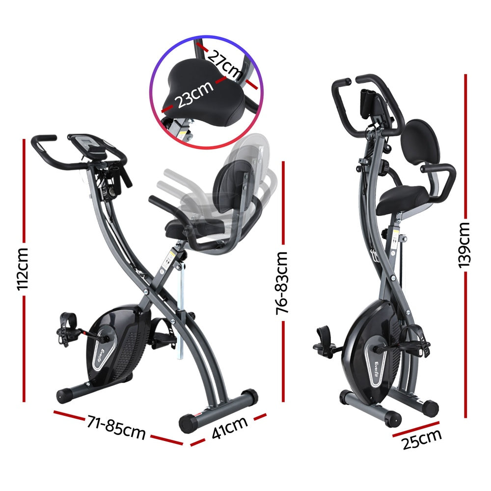 Callan Folding X-Bike – Green – 12 Level Resistance
