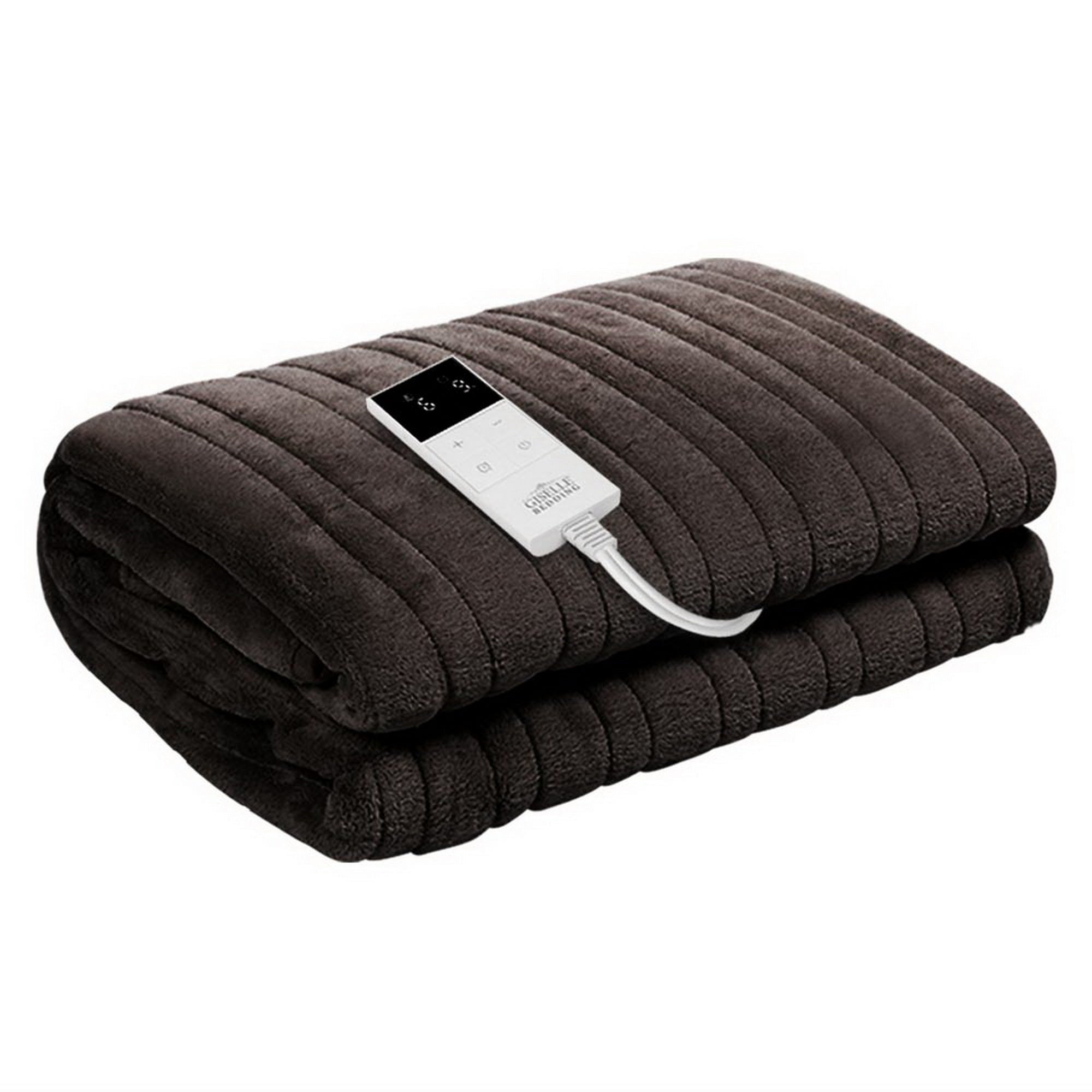 Comfort Electric Throw Blanket – Brown – 160 cm