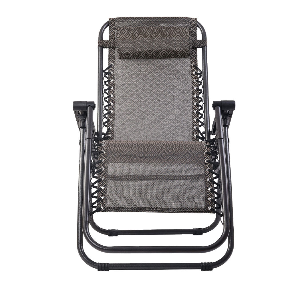 Nova Zero Gravity Reclining Chairs – Beige – Set of 2