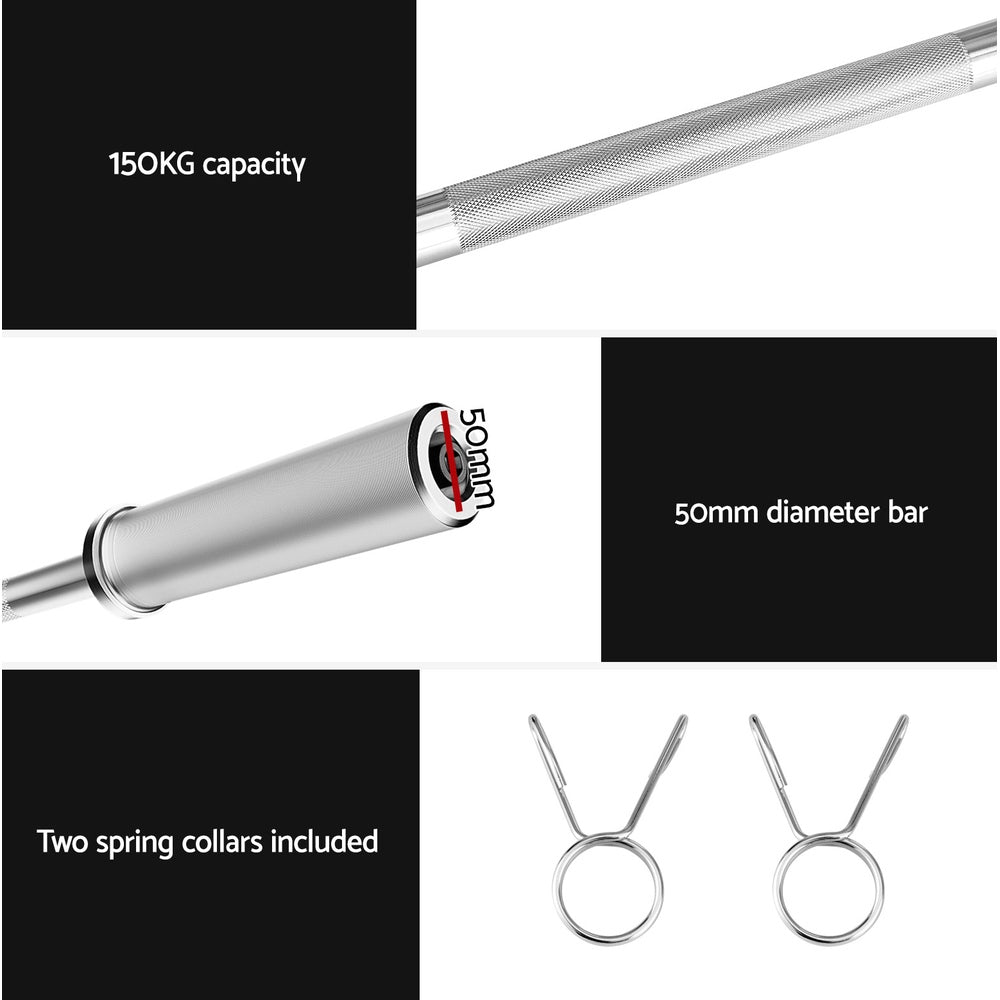 Atlas Olympic Training Barbell Set – Black – 16kg