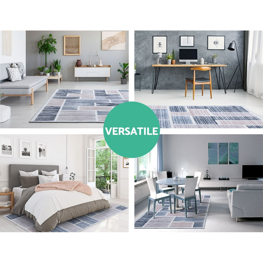 Sonnet Modern Rug – Grey – 160 × 230 cm
