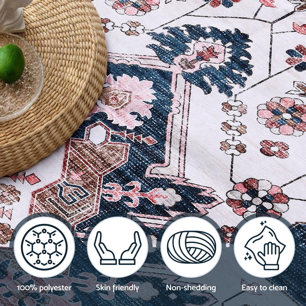 Persiana Persian Washable Rug – Blue – 240 × 340 cm