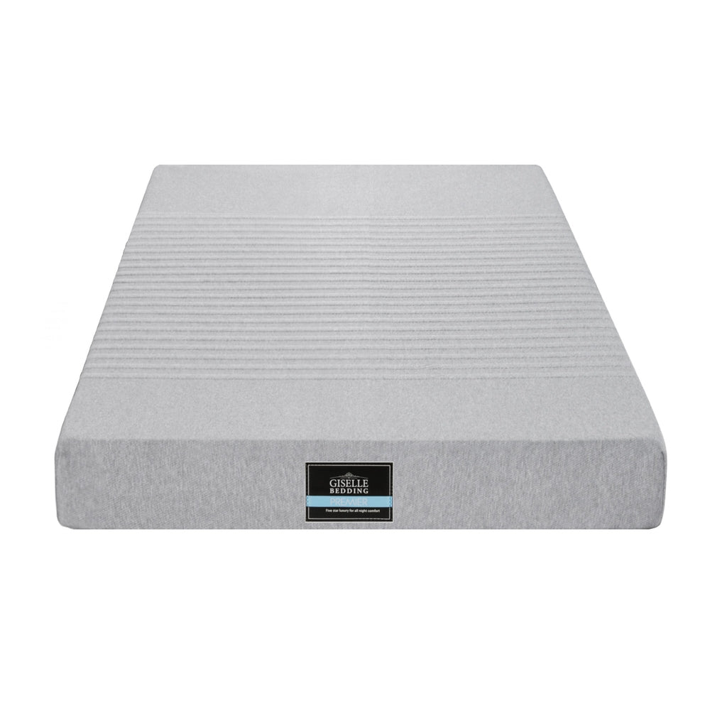 Breathe Gel Memory Foam Mattress – Grey / Charcoal – King Single