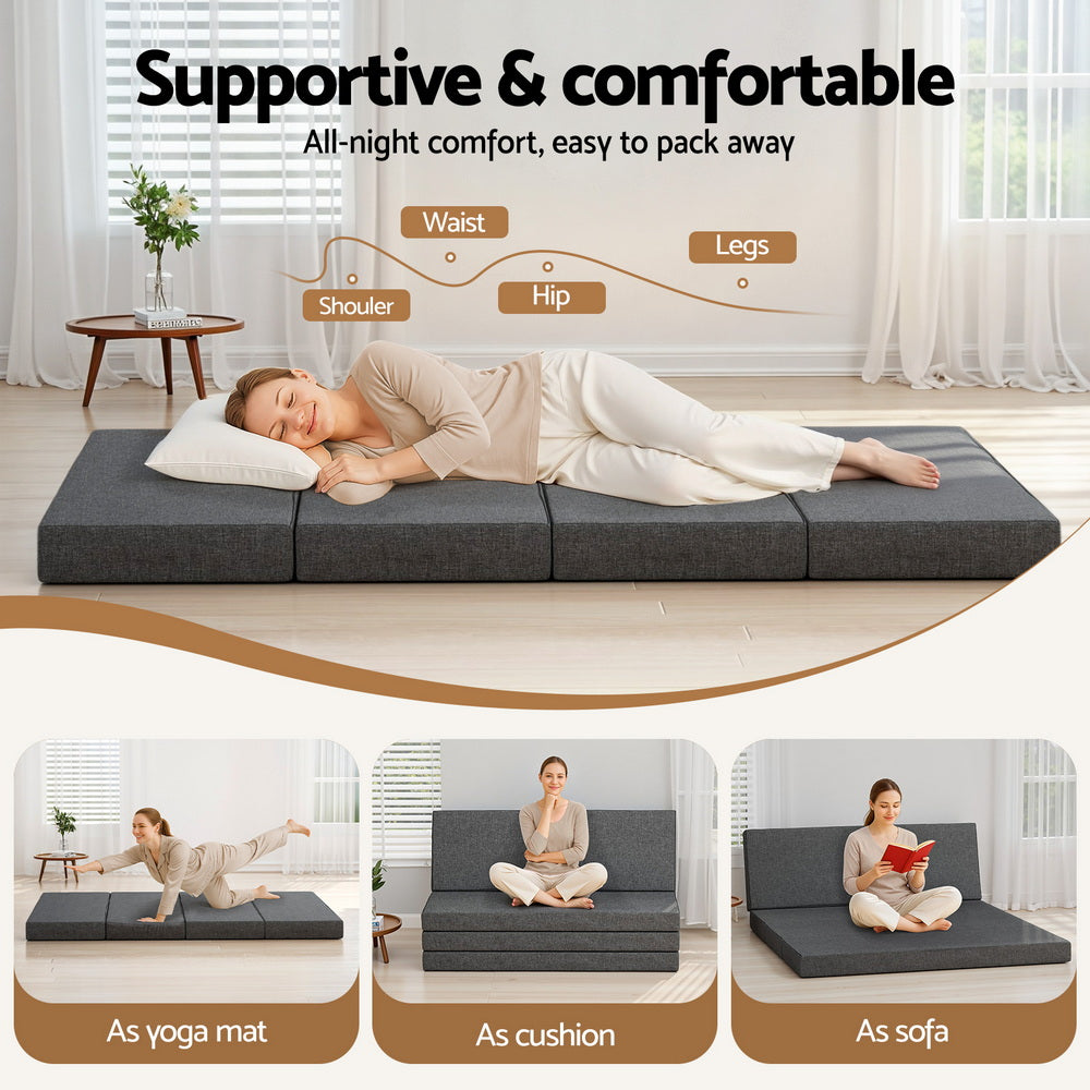 Breathe Memory Foam Mattress – White – Kids