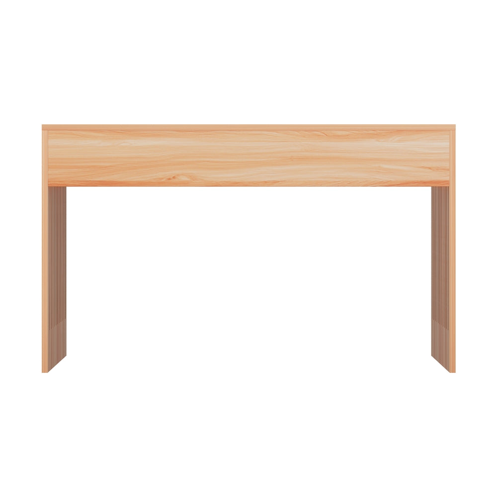 Serano Fluted Coffee Table – Pine – 100 cm