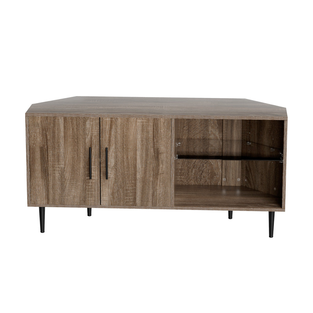 Elen Corner Entertainment Unit – Walnut – 120 cm