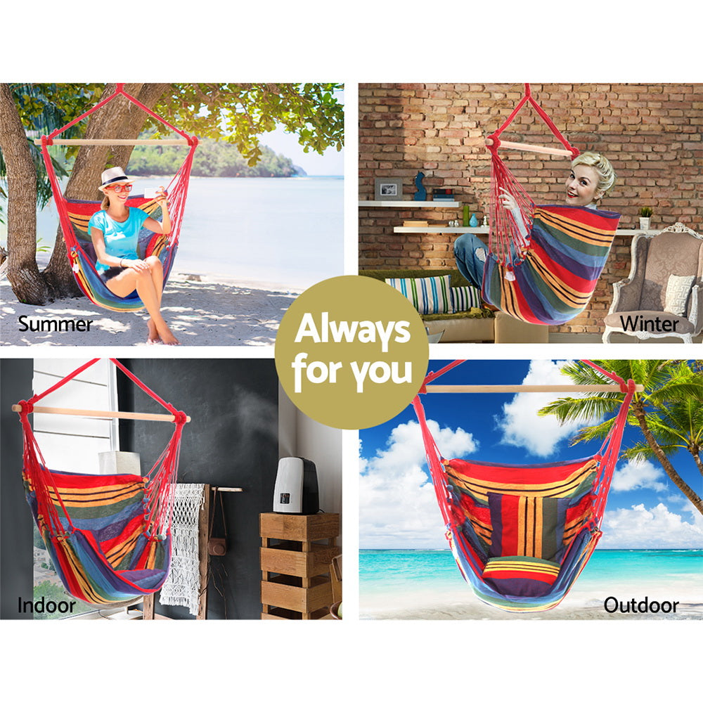 Kairo Hanging Hammock Chair – Multi Colour – Standard