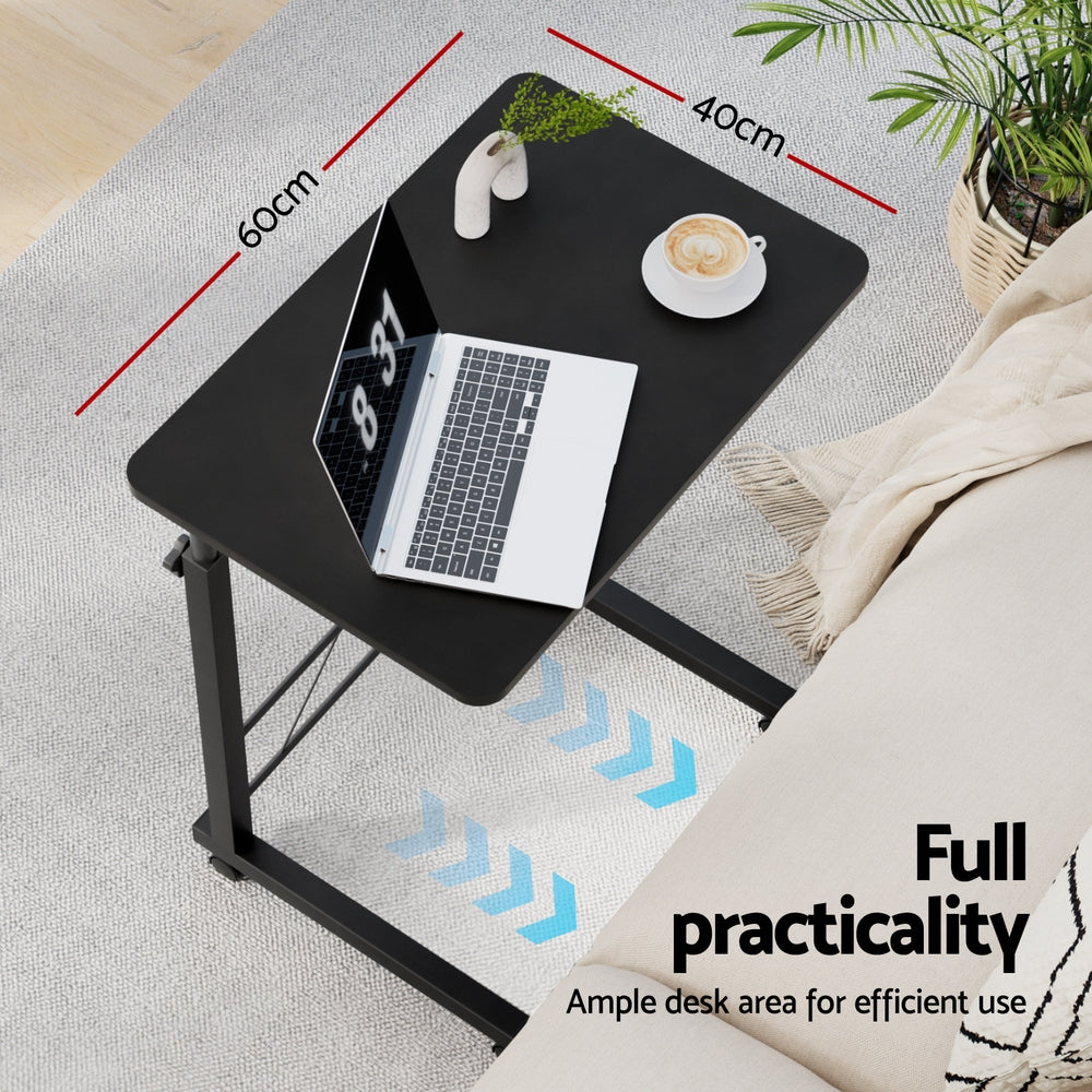 Luxora Mobile Laptop Desk – Black – 60 cm