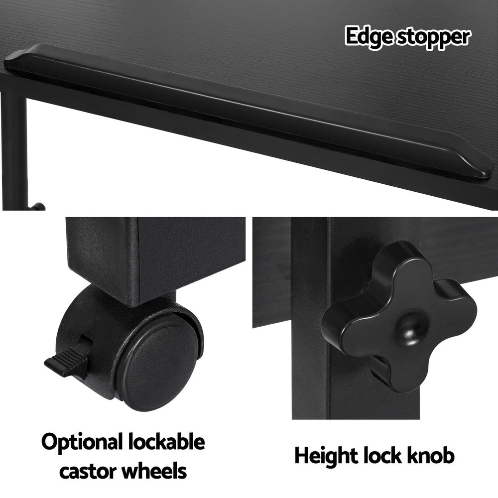 Nexus Mobile Laptop Desk – Black – 80 cm