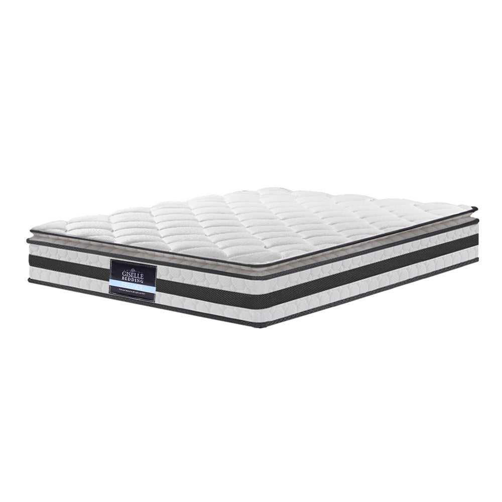 Hudson Pillow Top Spring Mattress – White – Queen