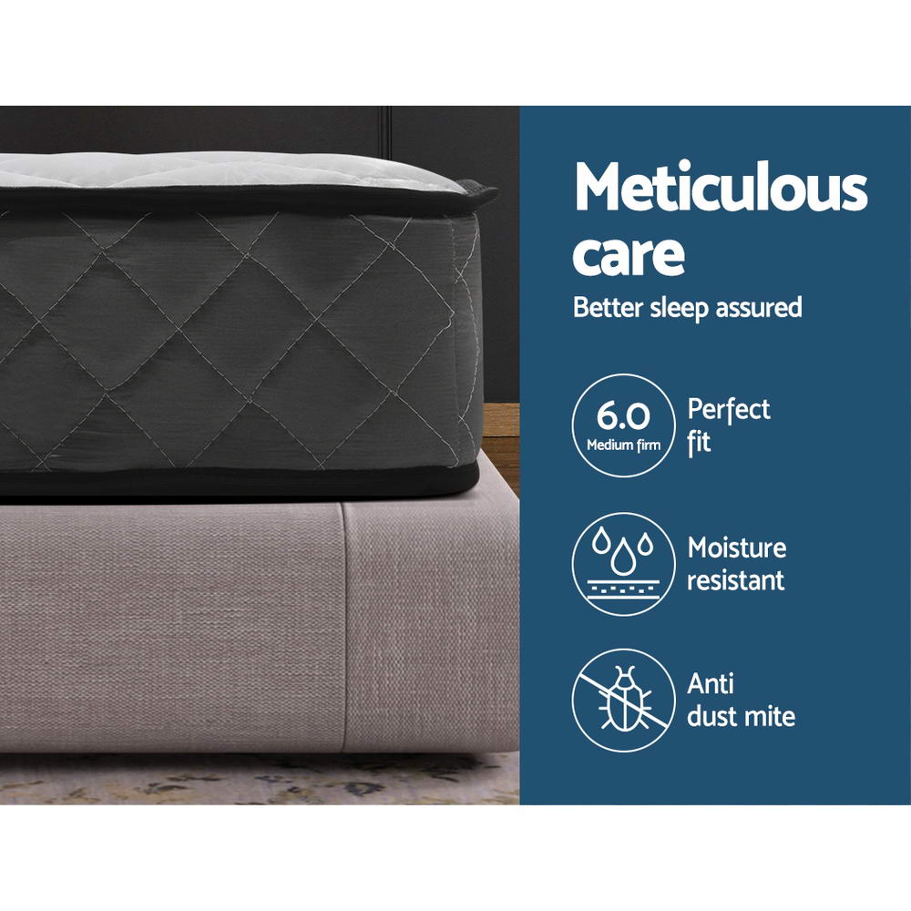 Kairo Tight Top Mattress – White – Queen