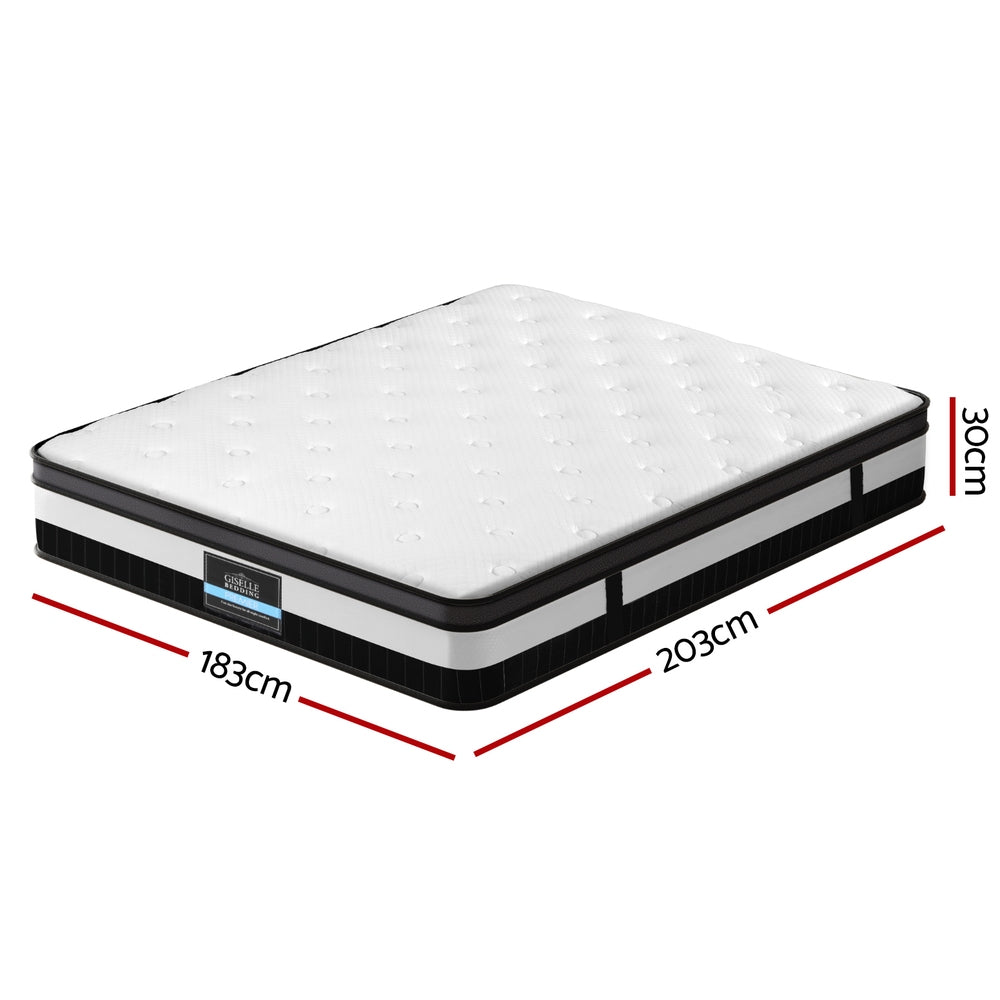 Nightfall Euro Top Mattress – White – King