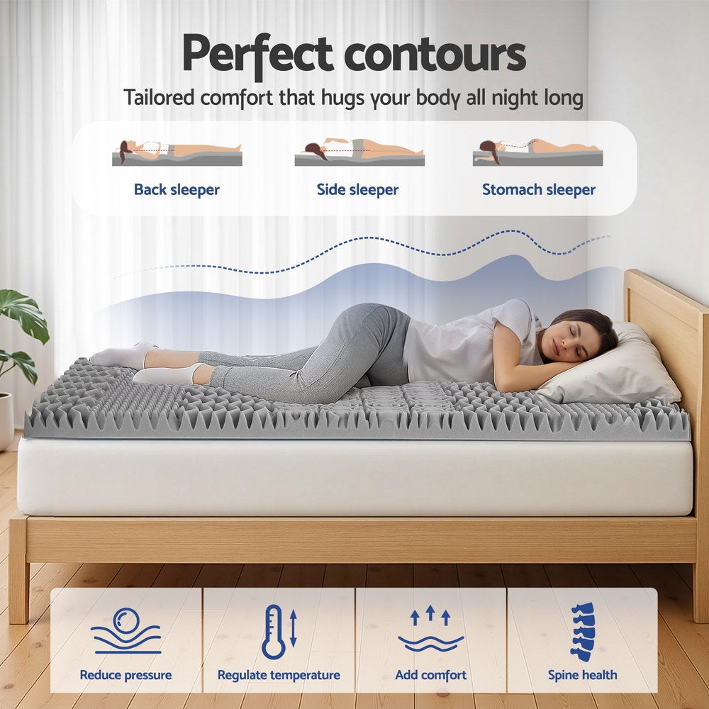 Dreamwave Memory Foam Mattress – Grey – Single