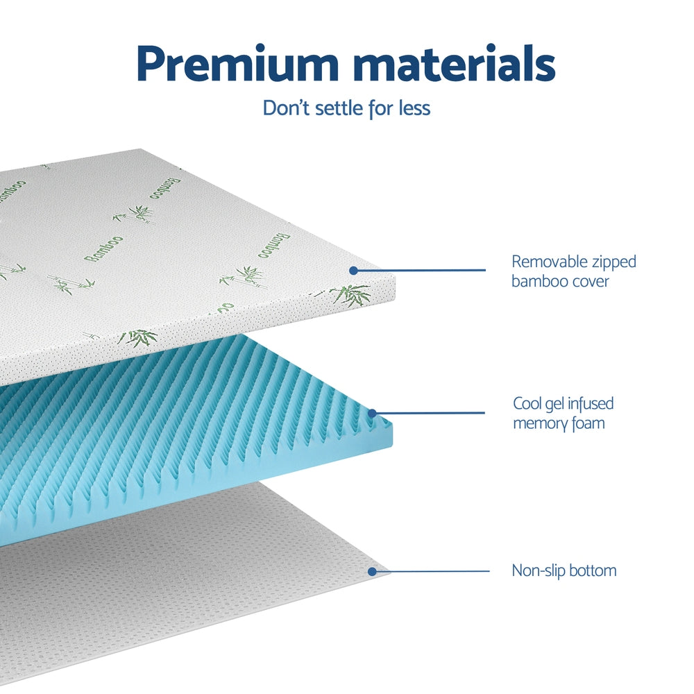 Lullabreeze Gel Foam Mattress – King Single