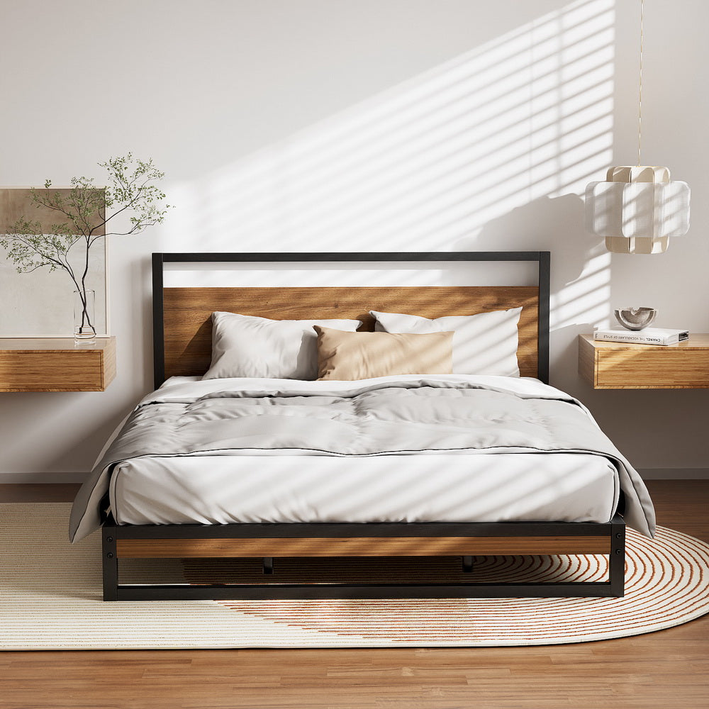 Dane Metal Bed Frame – Black – King