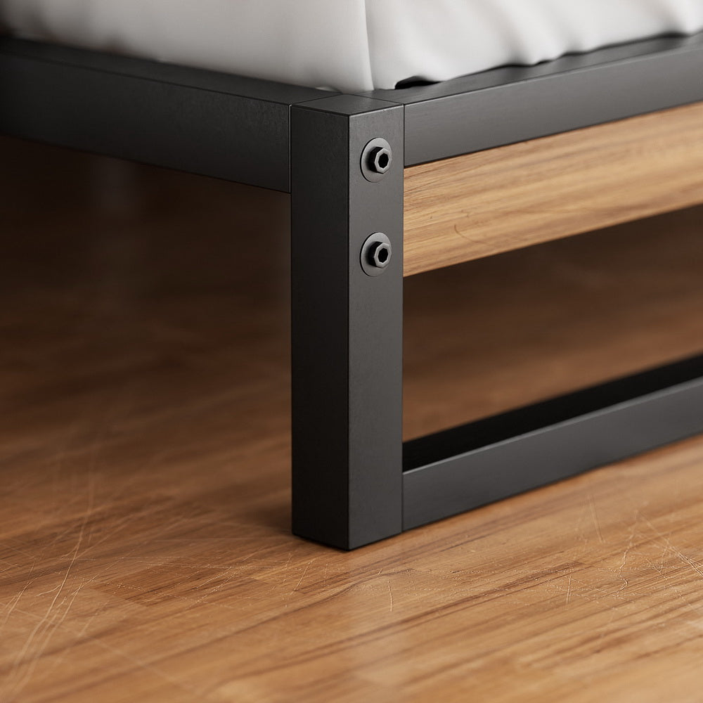 Dane Metal Bed Frame – Black – King