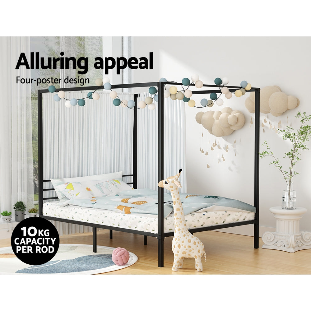 Kensington Bed Base – Black – Queen