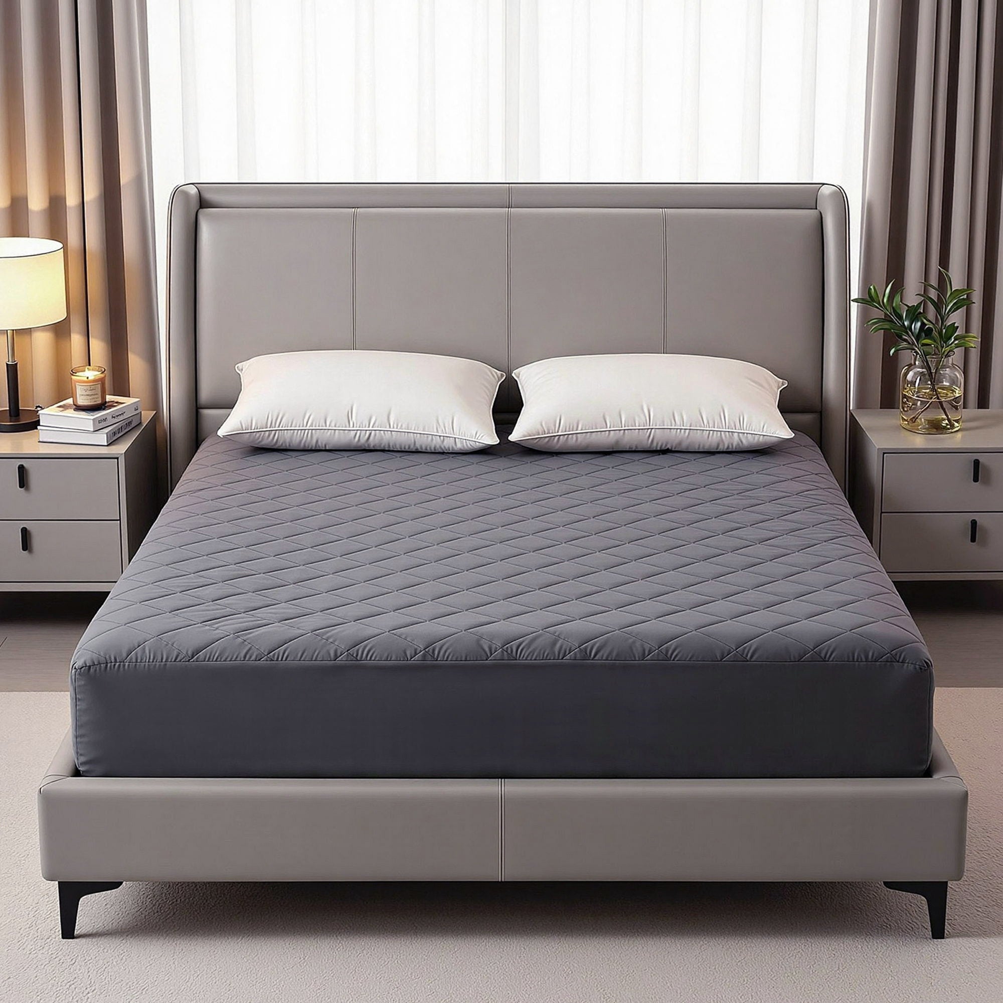 Giselle Water - Resistant Mattress Protector Microfiber 360° Fit – Double