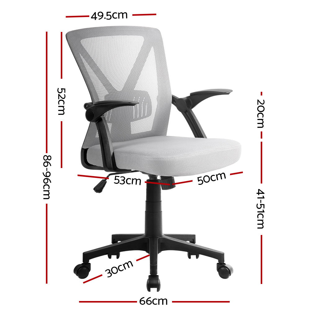 Nile Executive Mesh Office Chair – Grey – Standard
