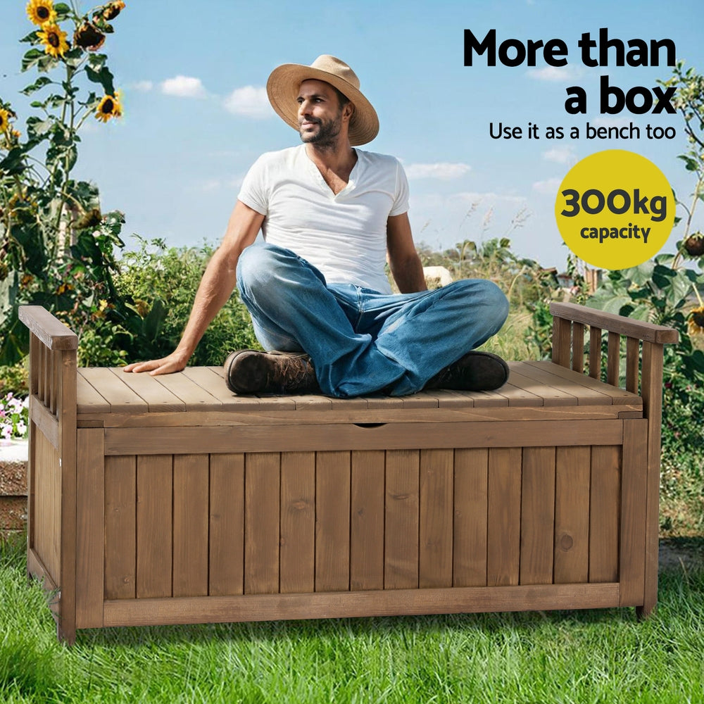 Serano Storage Bench – Brown – 106 cm