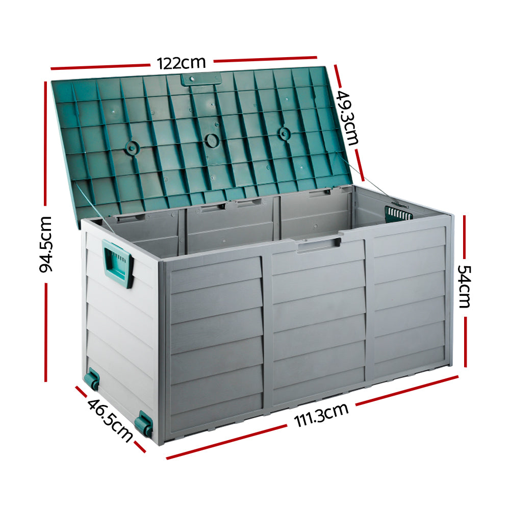 Breton Outdoor Storage Box – Green – 290L