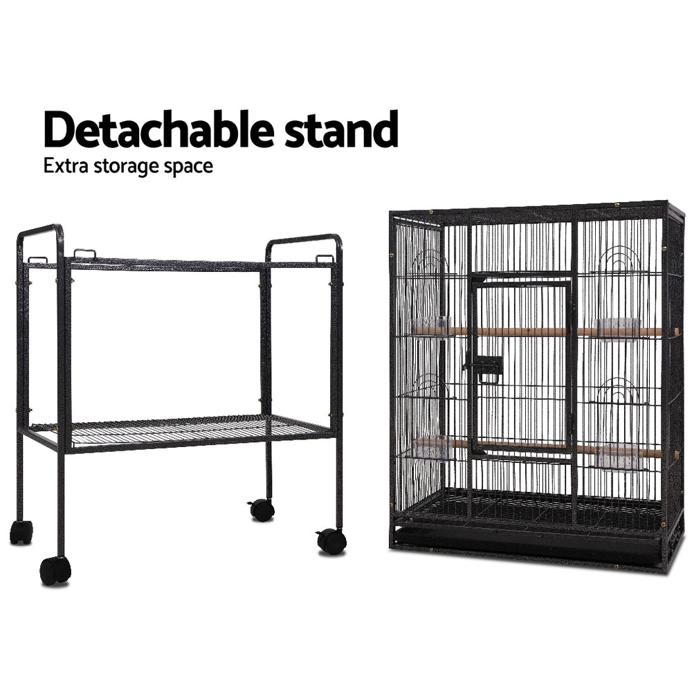 Falkon Large Aviary Bird Cage – Black – 144 cm