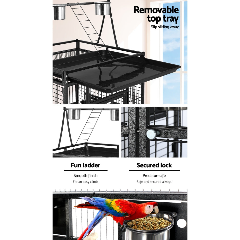Summit Bird Cage – Black – 173 cm