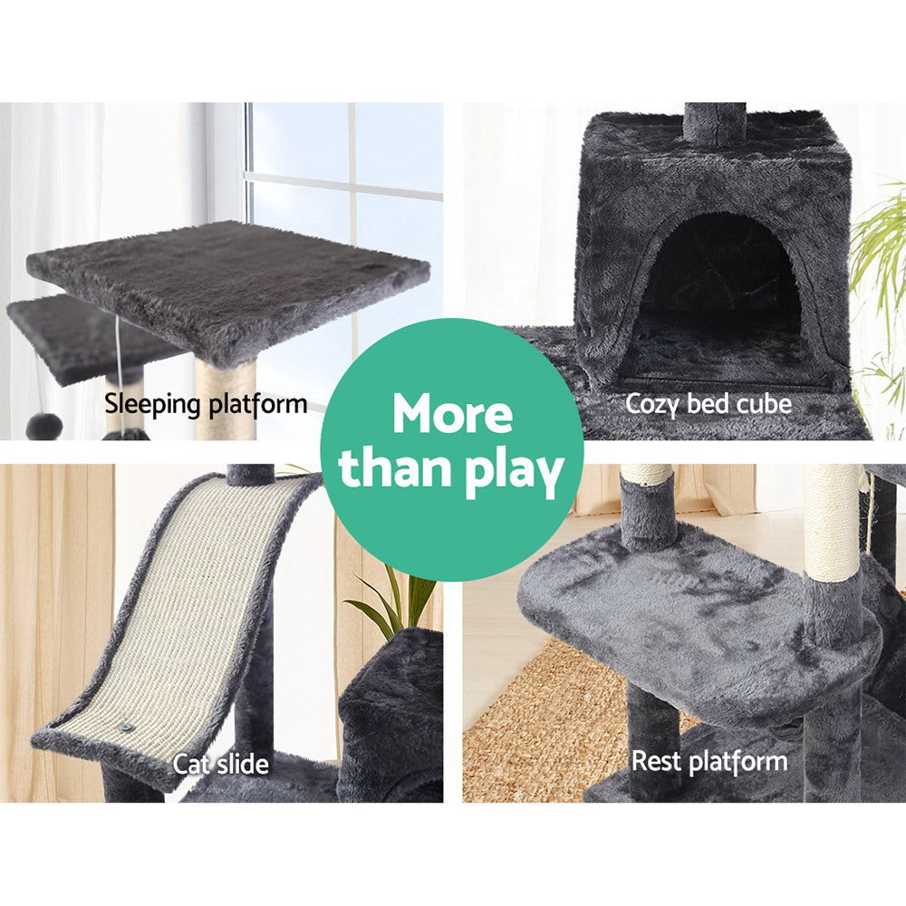 Upton Cat Tree Tower – Grey – 171cm