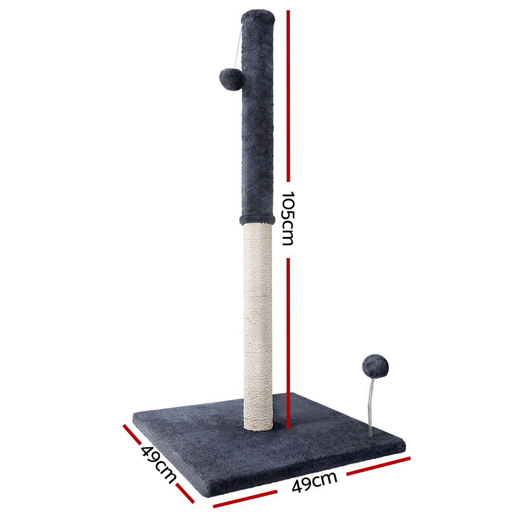 Zena Cat Tree Tower – Grey – 105 cm