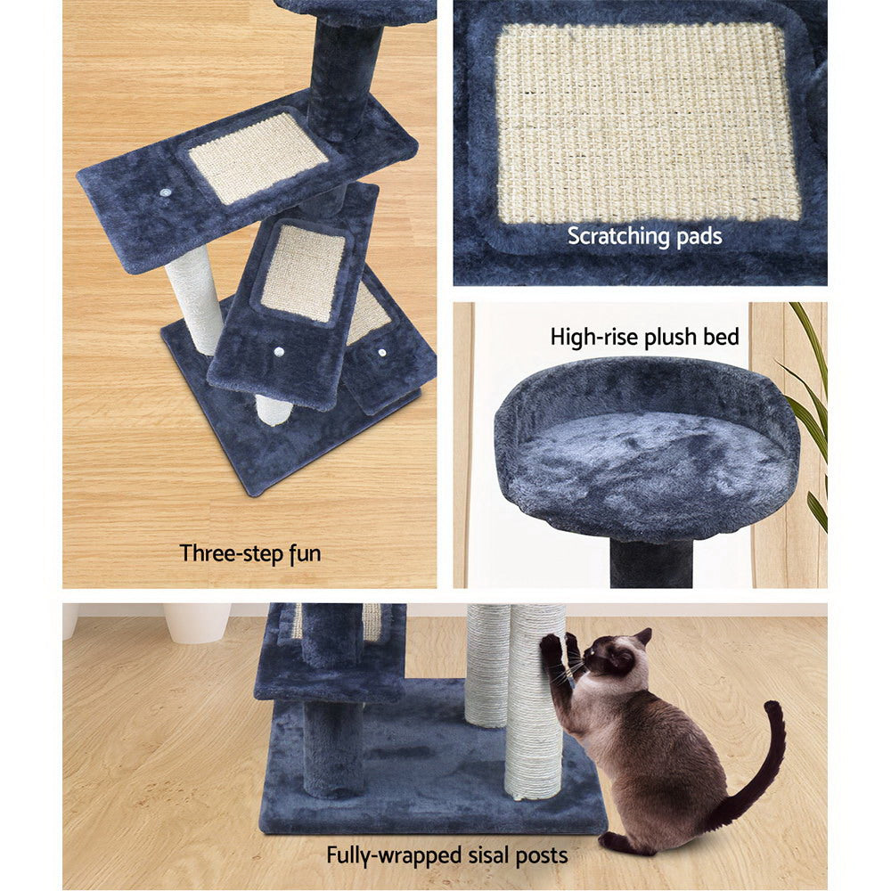 Elmara Cat Tree – Grey – 100 cm