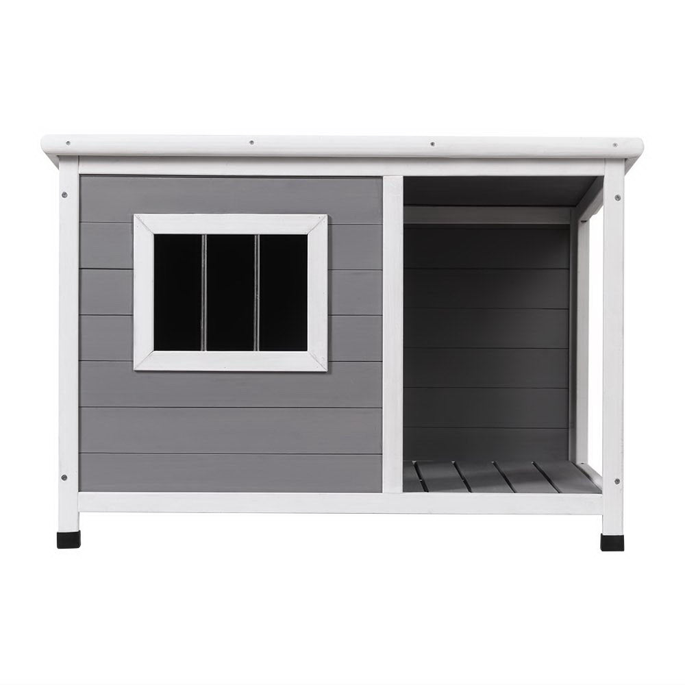Bramston Wooden Dog Kennel – Natural – Large