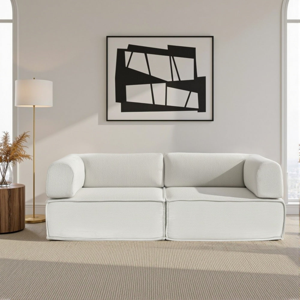 Convertible Folding Sofa Bed Beign