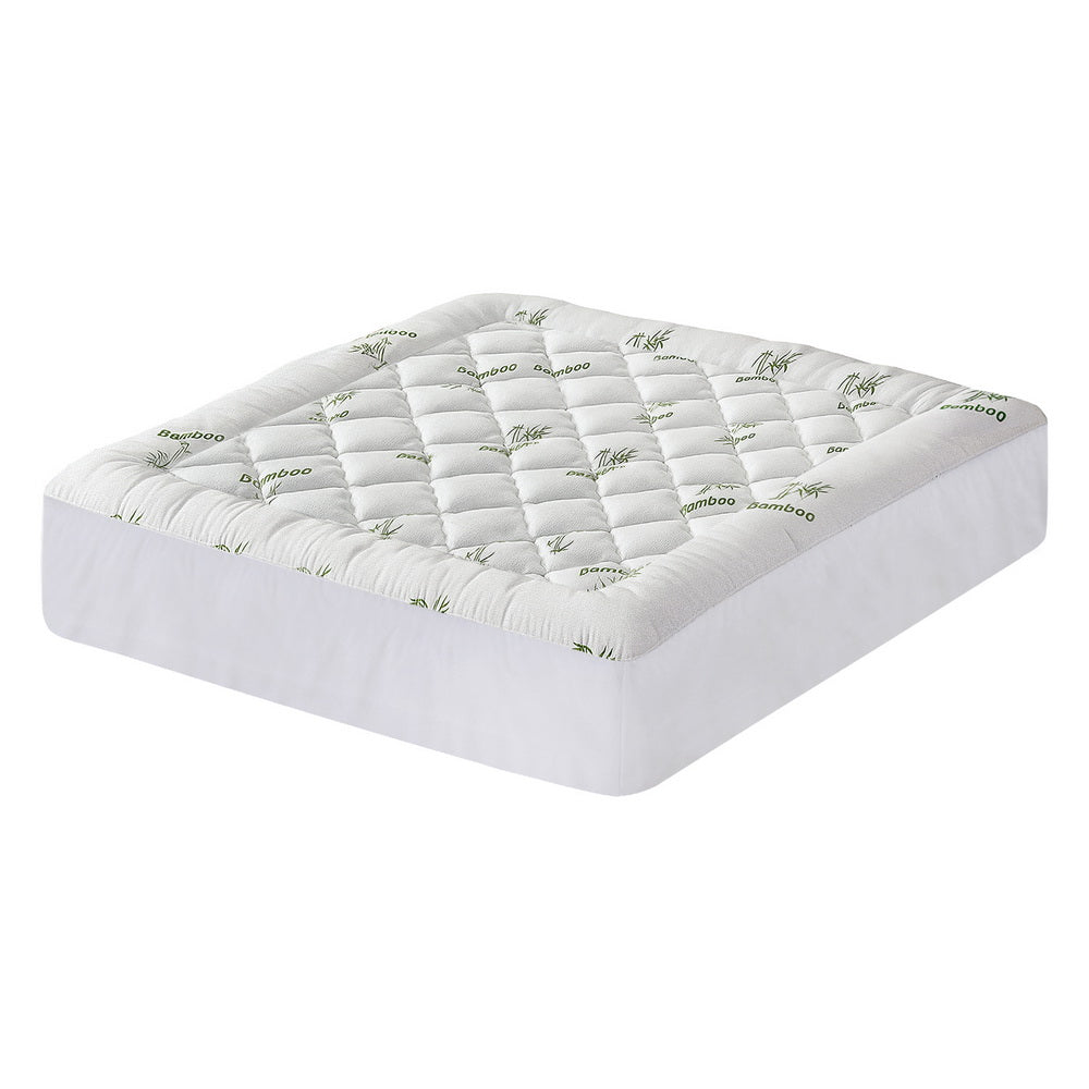 Meridia Bamboo Mattress Topper – White – King