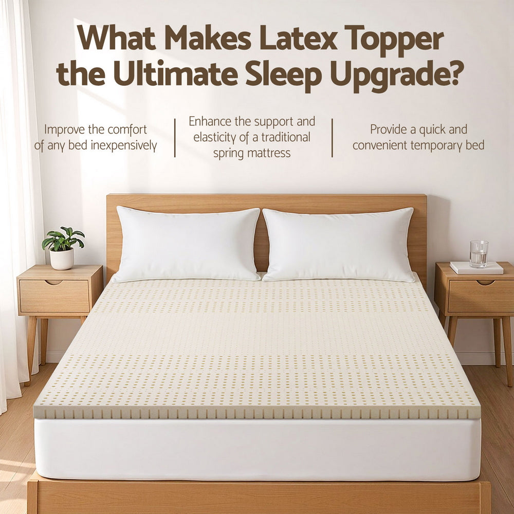 Restoria Latex Mattress Topper – King – 5cm