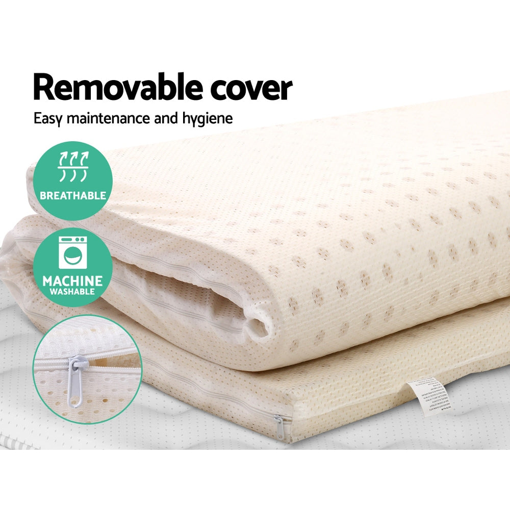 Slumber Latex Foam Mattress – White – Queen