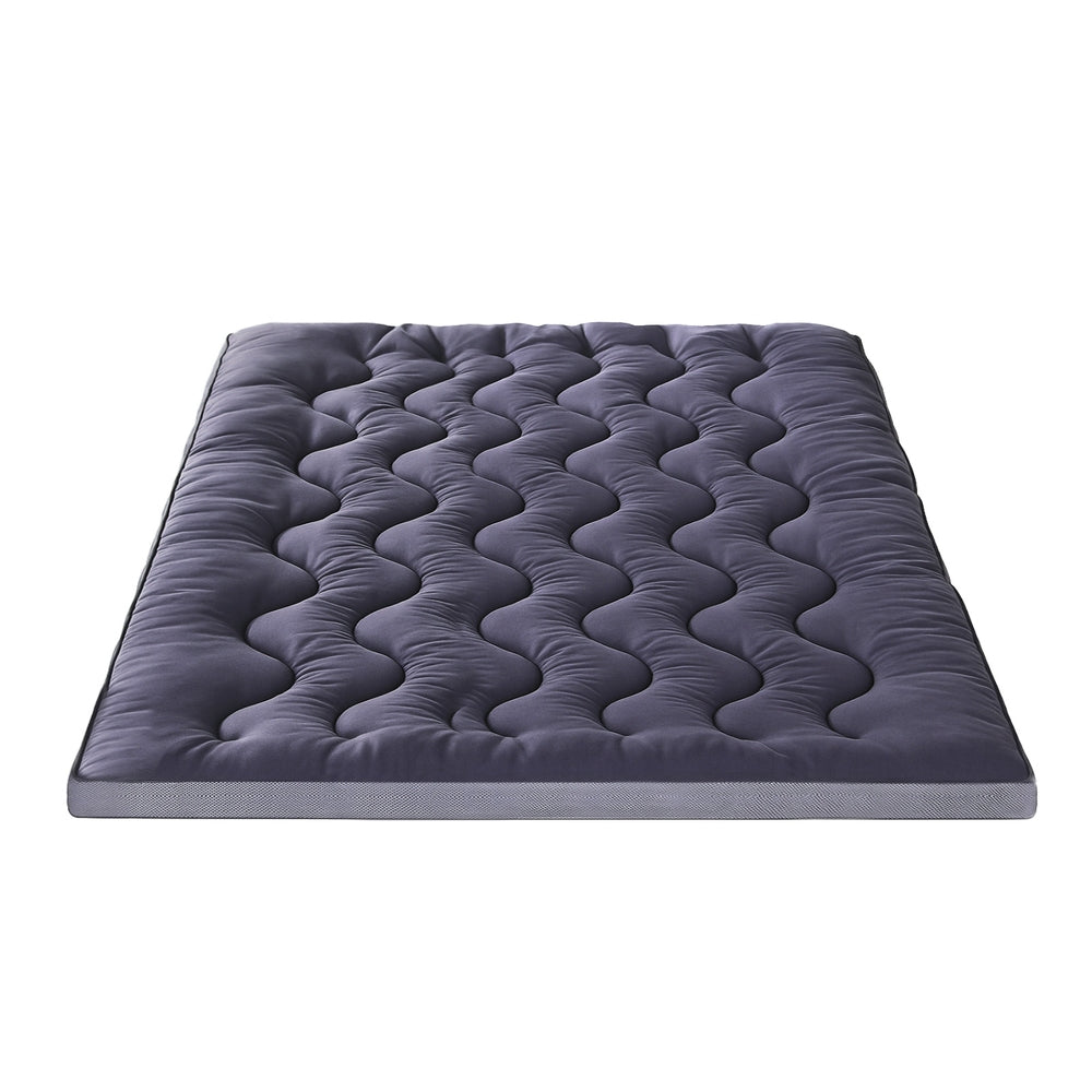 Aurora Bamboo Charcoal Mattress Topper – White – Double
