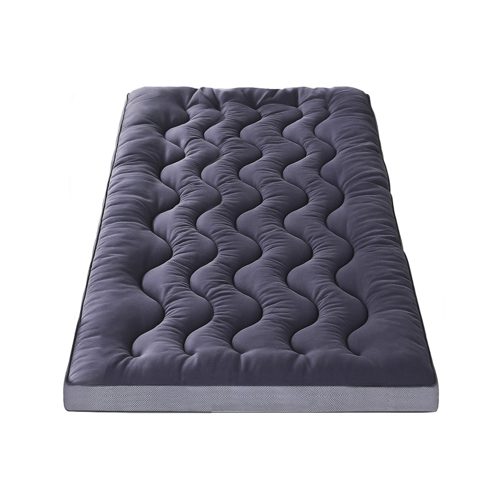 Nora Bamboo Charcoal Mattress Topper – Grey – King Single