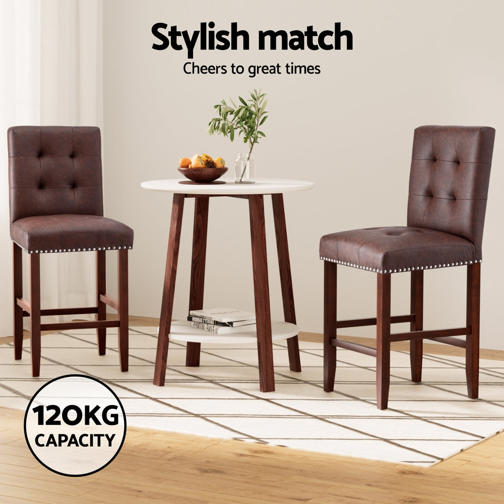 Cove Bar Stools – Brown – Set of 4