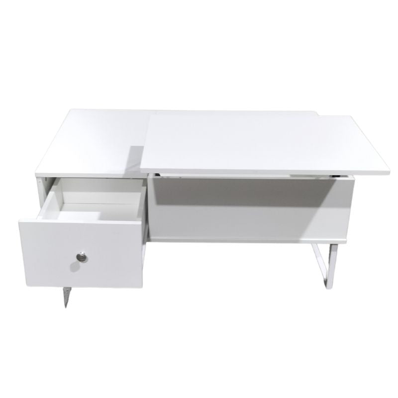 Tempo Storage Coffee Table – White