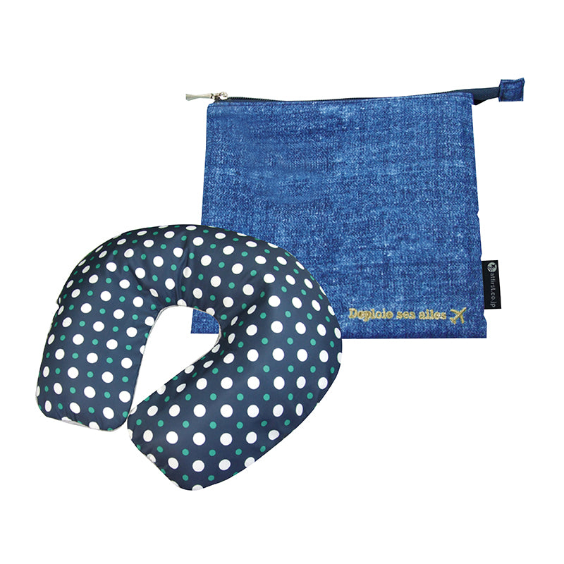 Traverse Travel Neck Pillow – Blue – Standard