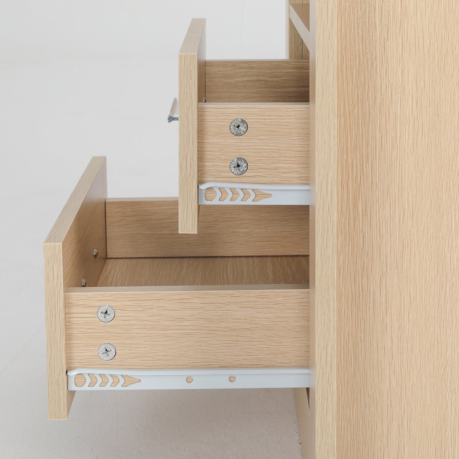 Atlas Bedside Tables – Brown / Wood – Set of 2